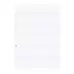 A4 Lined Paper 8mm No Margin 500 Sheets