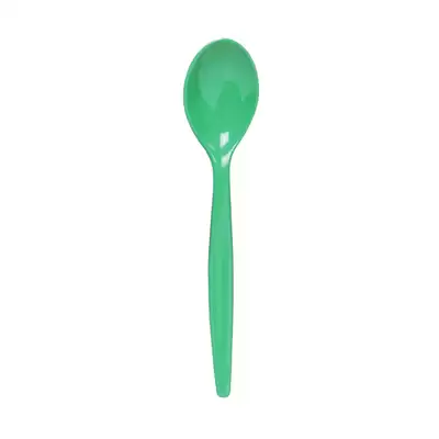 Harfield Polycarbonate Teaspoons - Colour: Green