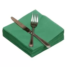 Napkins 33cm 2ply Holly Green 100