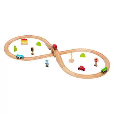 Olly and Oby Wooden Train Set