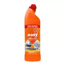 Easy Sink and Pipe Unblocker 1 Litre 9 Pack