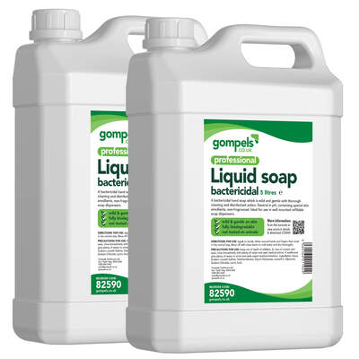 Soclean Bactericidal Liquid Soap 5 Litre 2 Pack - Gompels HealthCare