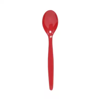 Harfield Polycarbonate Teaspoons - Colour: Red