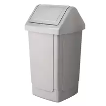 Addis Swing Top Bin Metallic 40 Litre