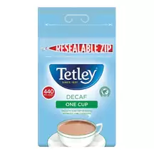 Tetley One Cup Decaffeinated Tea Bags 440 Pack