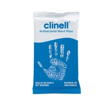 Clinell Antibacterial Hand Wipes Box 100