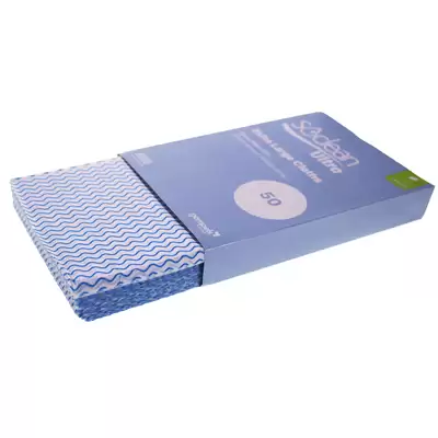 Soclean Ultra Cloths XL 50 Pack - Colour: Blue