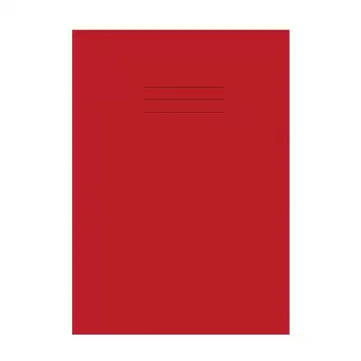 Writy A4 Exercise Book Plain 80 Page 50 Pack - Colour: Red