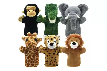 Hand Puppets 6 Pack Gompels Care Education Supplies