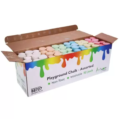 Artyom Playground Chalk Assorted - Pack Size: 52 Pack