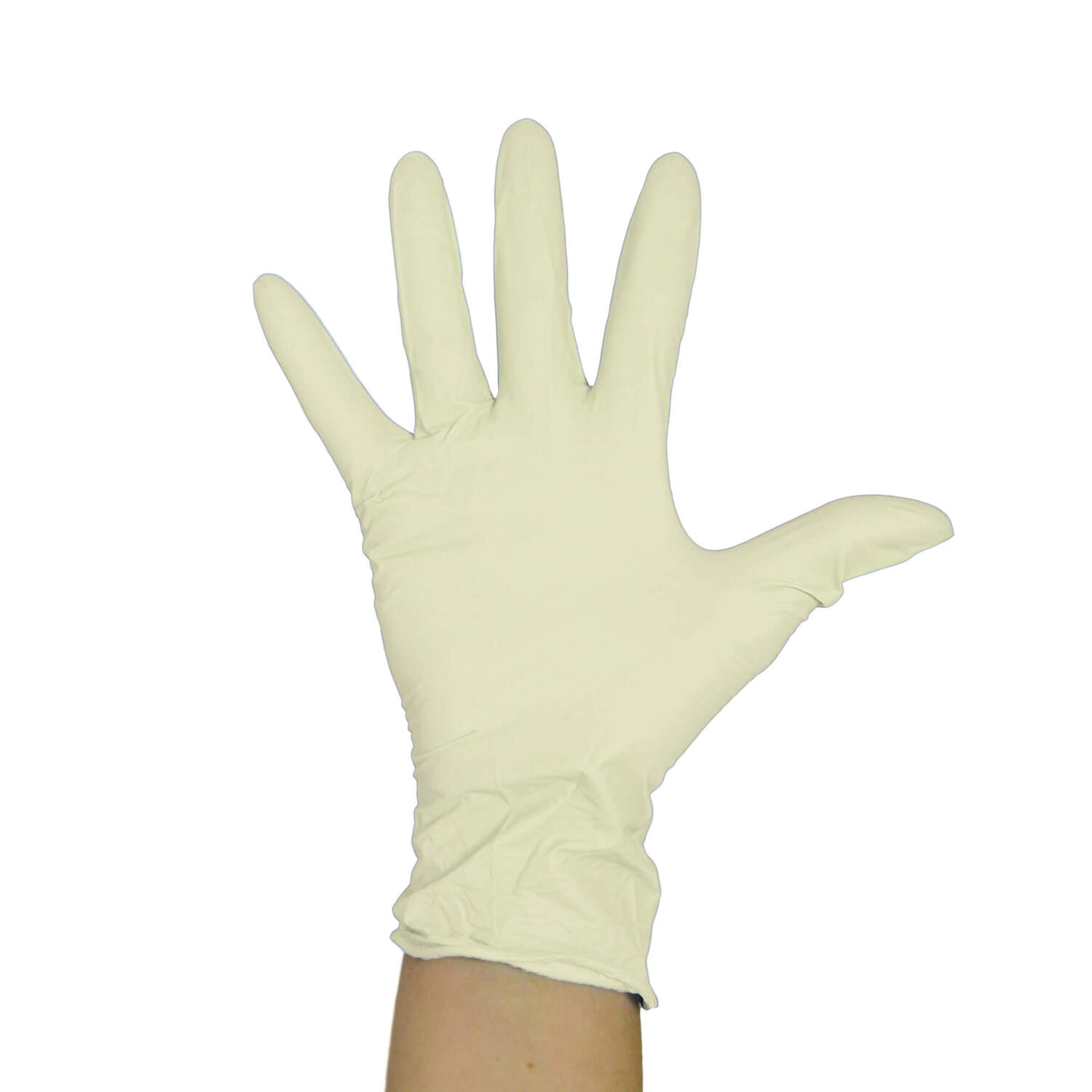 powdered latex gloves