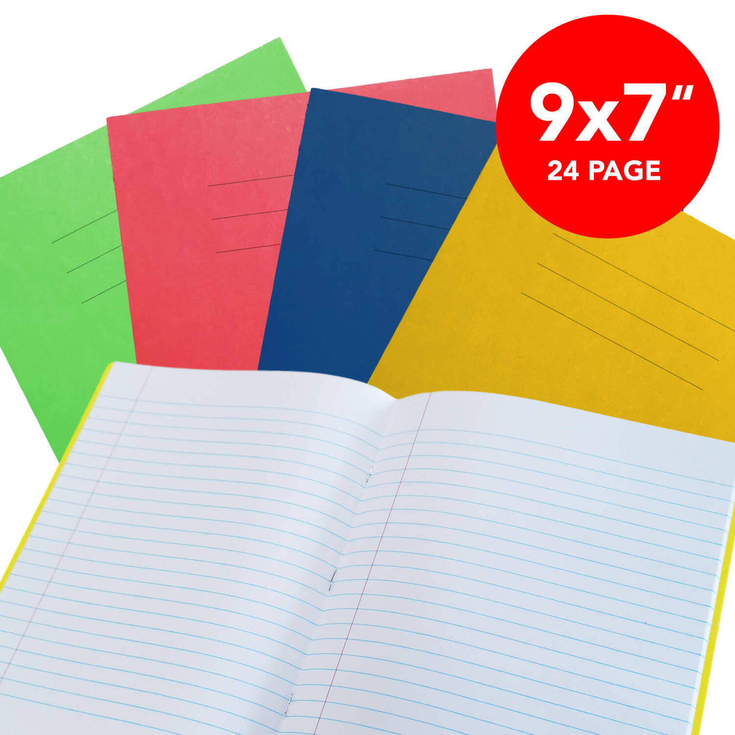 Exercise Book 9x7 Lined 24 Page Box 50 Gompels Healthcare