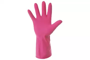 Latex deals gloves pink