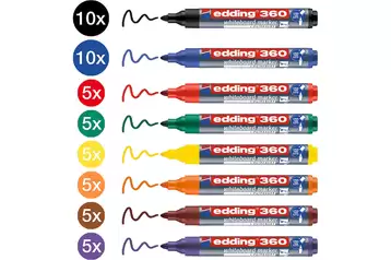 Edding Whiteboard Marker Classpack 50 Pack - Gompels - Care & Nursery  Supply Specialists
