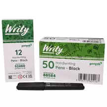 Writy Handwriting Pens Black